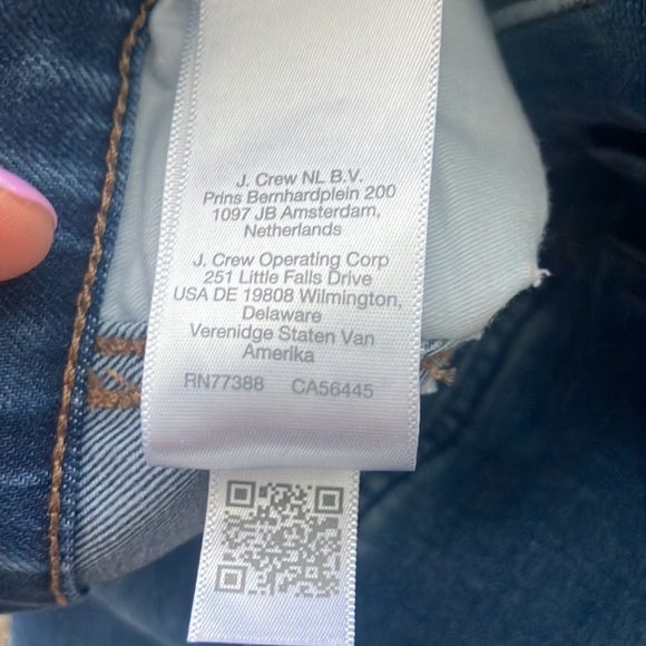 Madewell 11” Roadtripper High Waisted Blue Long Cut Off Jean Shorts Size 28 - Picture 6 of 11